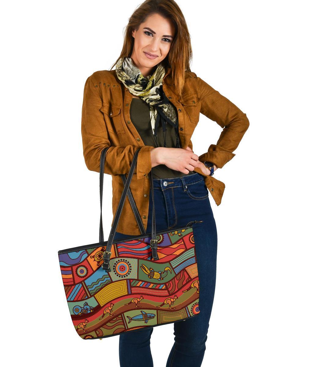 large-leather-tote-bag-aboriginal-art-with-animals