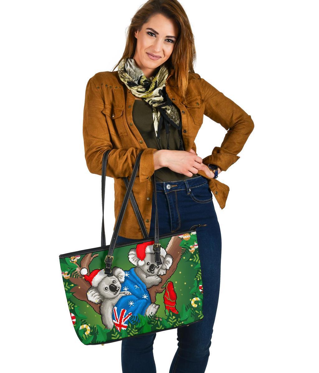 christmas-large-leather-tote-bag-australia-flag-with-koala-ugly-christmas