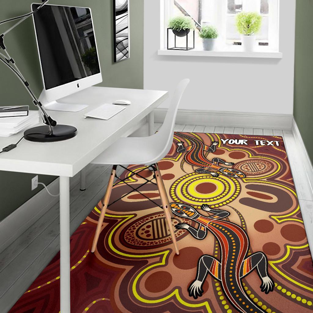 custom-aboriginal-area-rug-indigenous-lizard-dot-painting-art