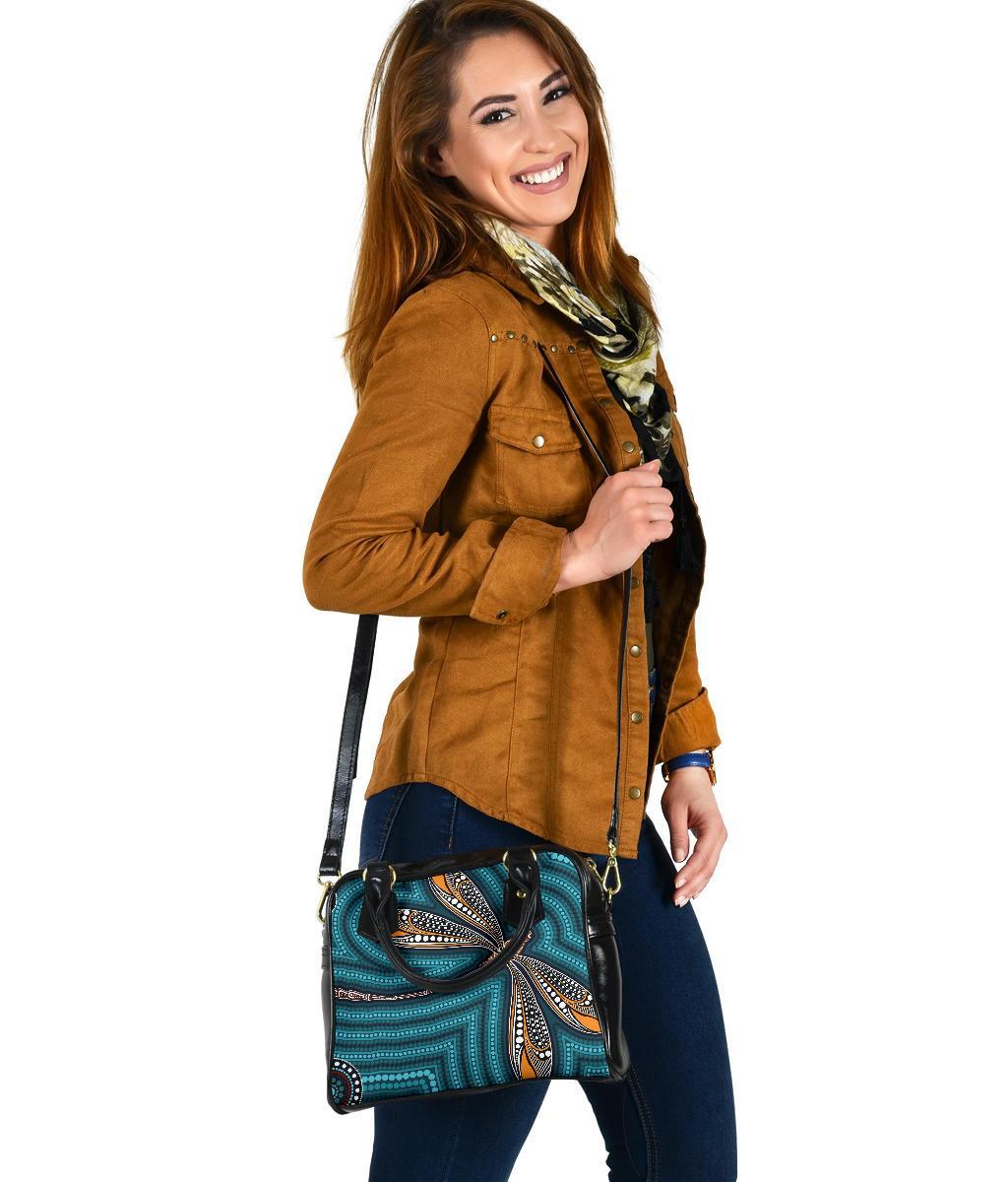 Shoulder Handbag - Indigenous Dragonfly - Vibe Hoodie