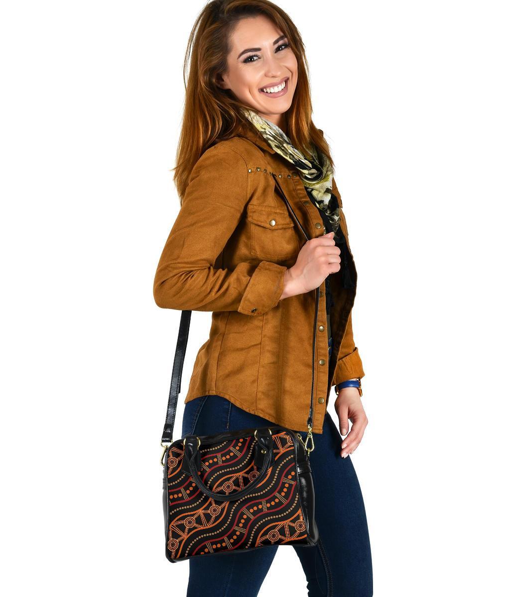 Shoulder Handbag - Indigenous Patterns Ver05 - Vibe Hoodie