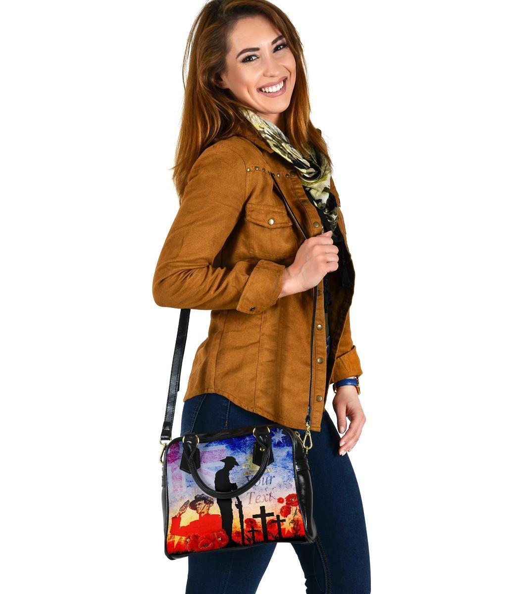 [Custom] Anzac Shoulder Handbag - Anzac 2020 Lest We Forget The Australian Army - Vibe Hoodie