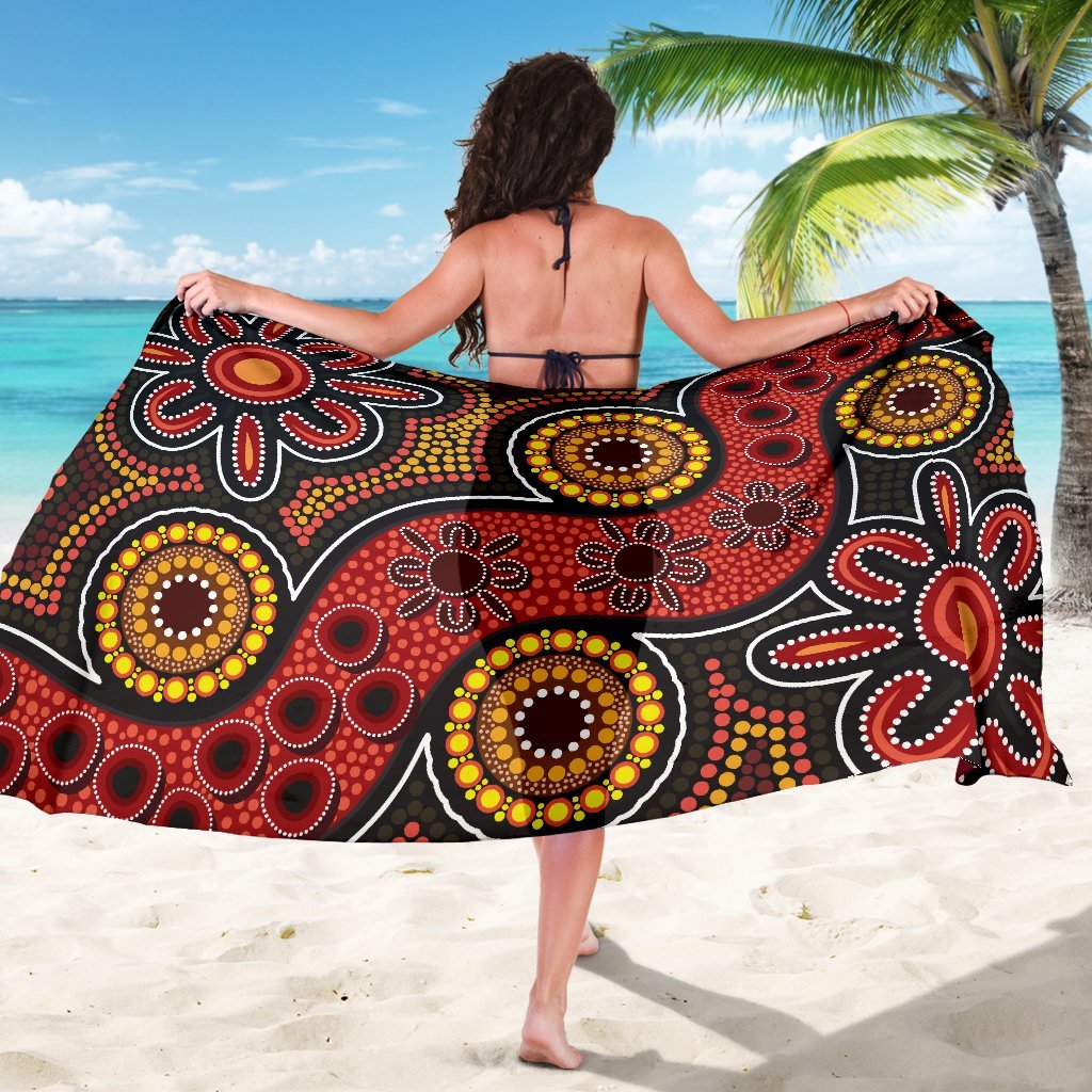 aboriginal-sarong-indigenous-circle-dot-painting-style-1