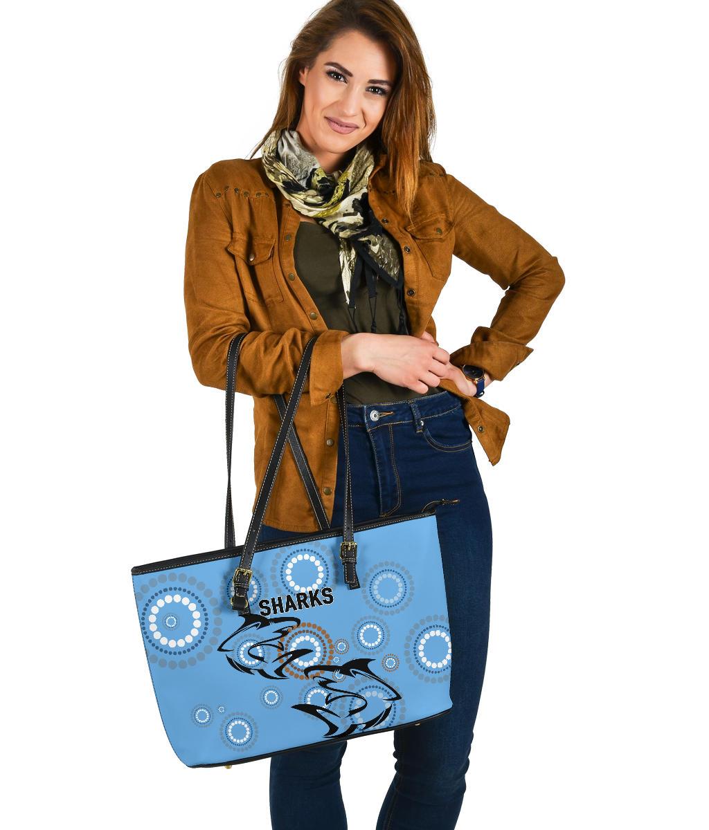 cronulla-large-leather-tote-bag-sharks-unique-indigenous