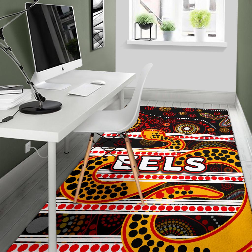 parramatta-eels-area-rug-tribal-style-black