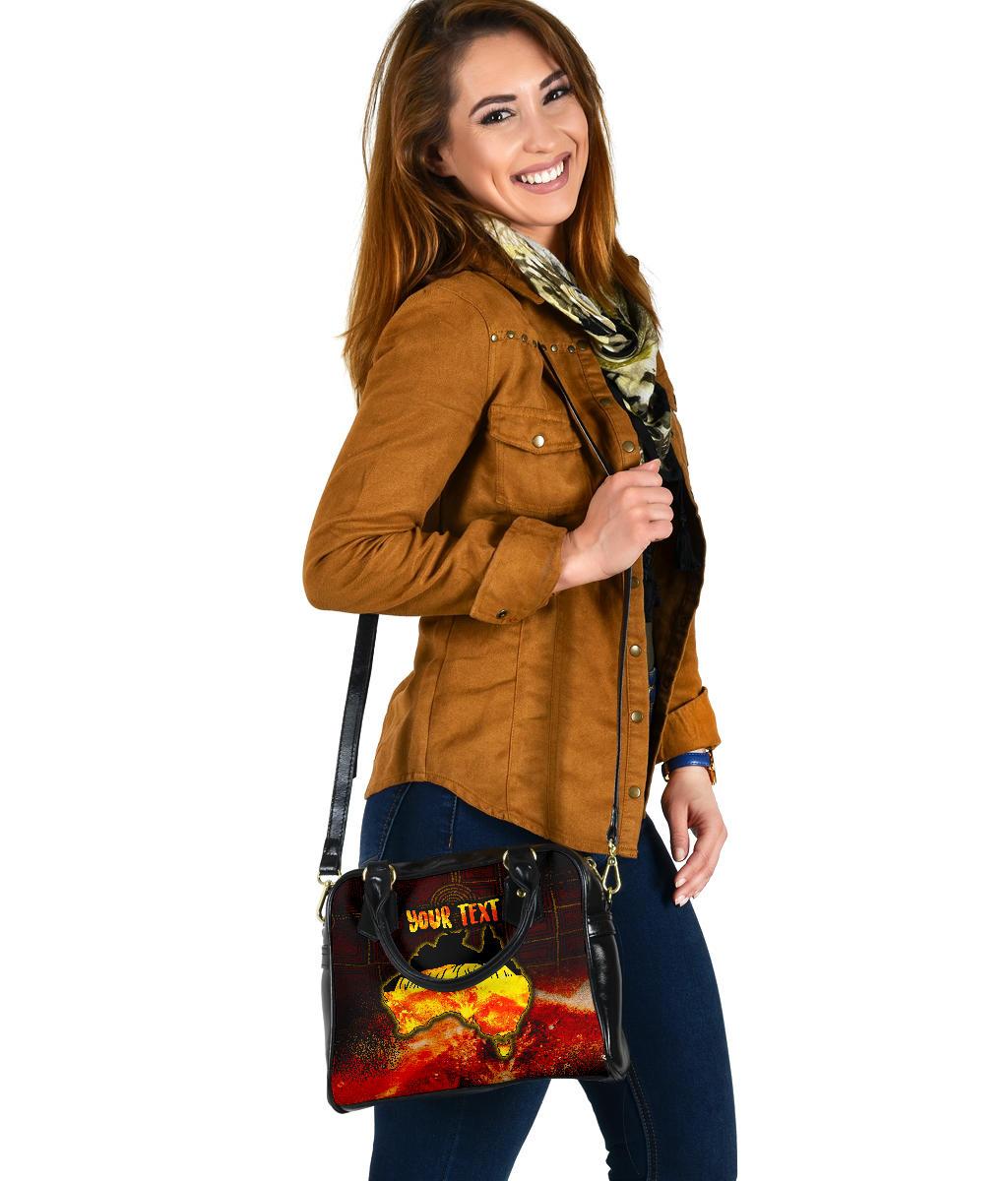 Aboriginal Personalised Shoulder Handbag - Anangu Custodians - Vibe Hoodie