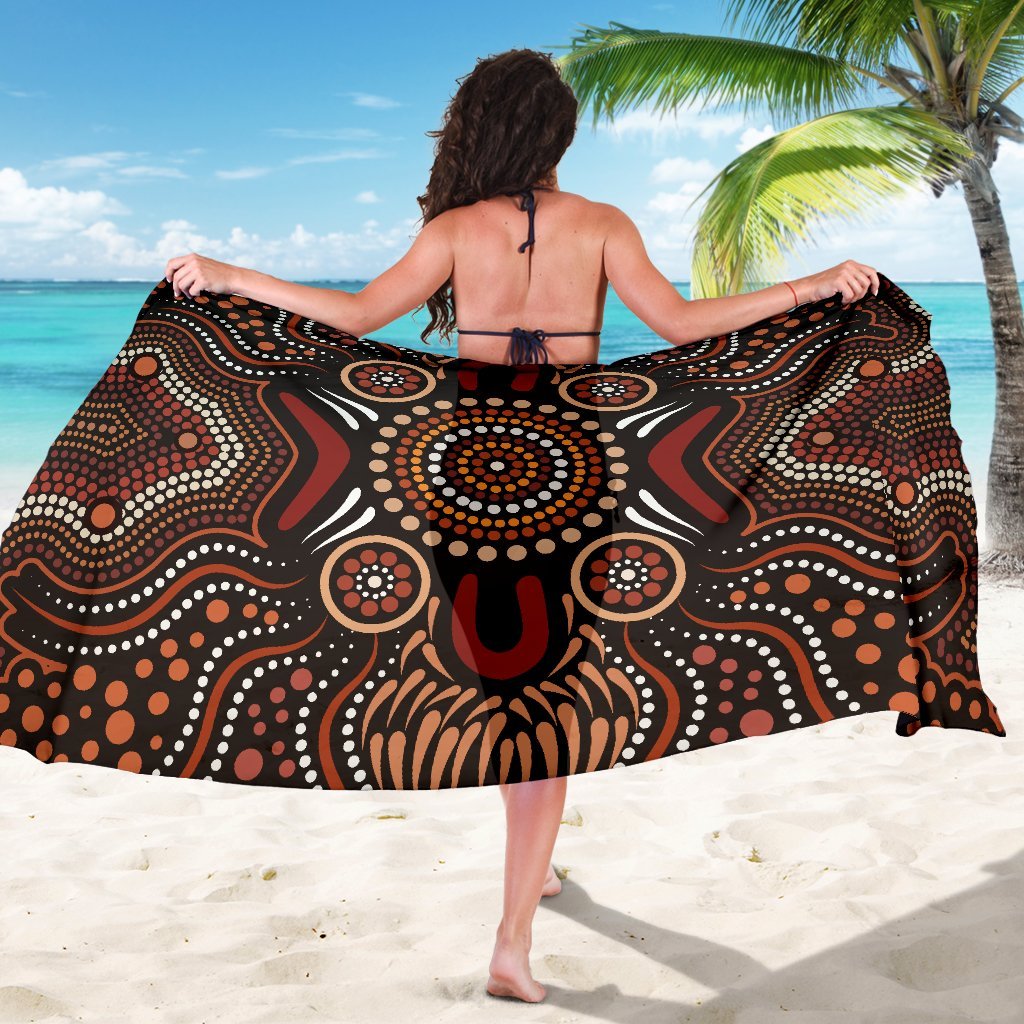 aboriginal-sarong-brown-indigenous-art