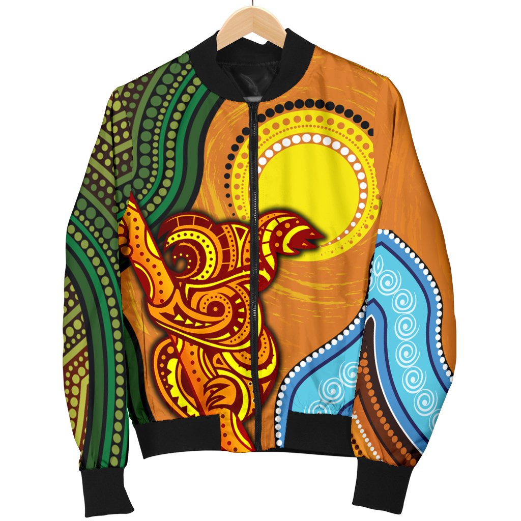 womens-bomber-jacket-australian-aboriginal-dot-painting-koala