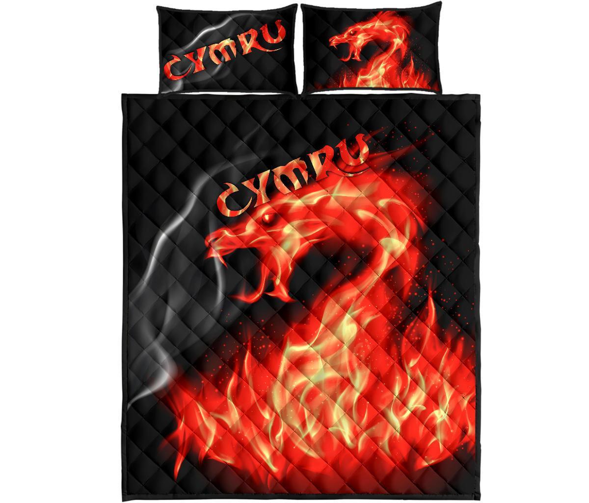 wales-quilt-bed-set-cymru-flame