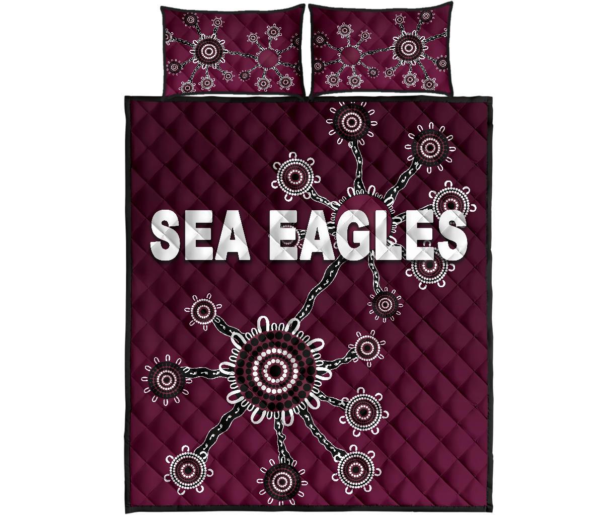 warringah-quilt-bed-set-sea-eagles-simple-indigenous