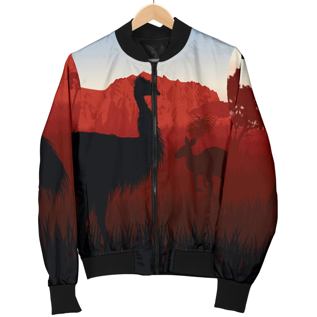 womens-bomber-jacket-australian-nature-with-emu-and-kangaroo