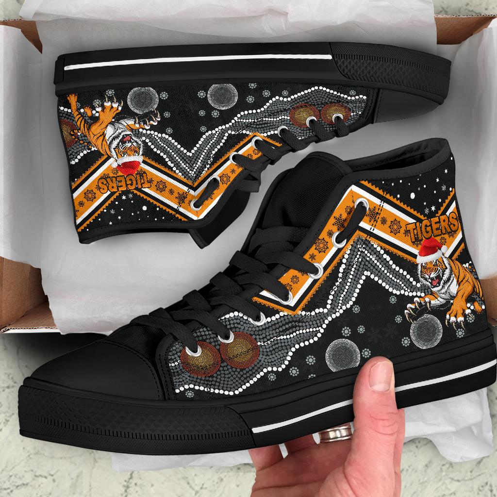 wests-christmas-hight-top-shoe-tigers-indigenous