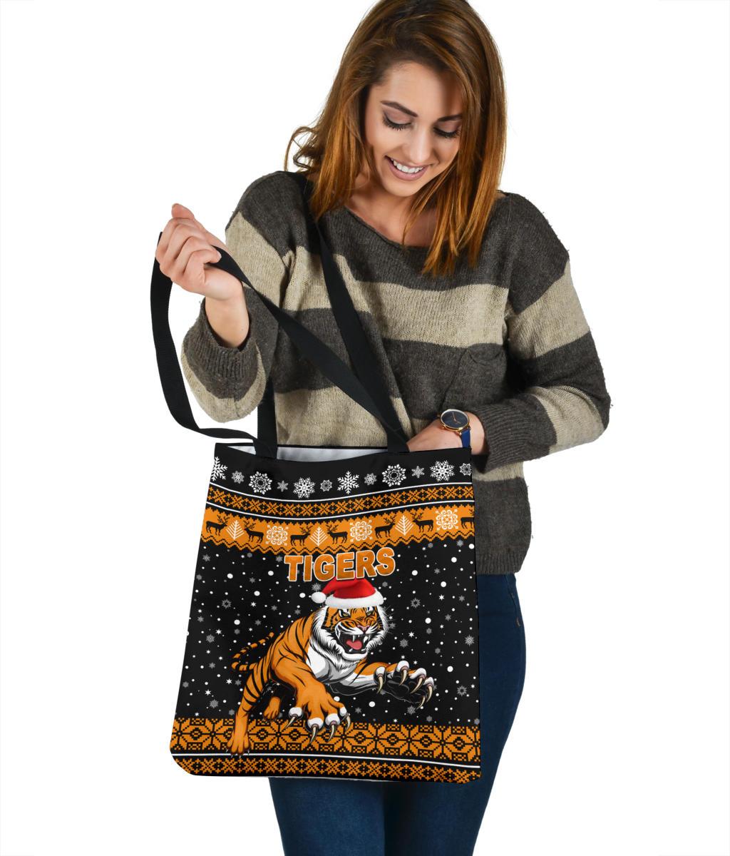 wests-christmas-tote-bag-tigers-unique-vibes-black