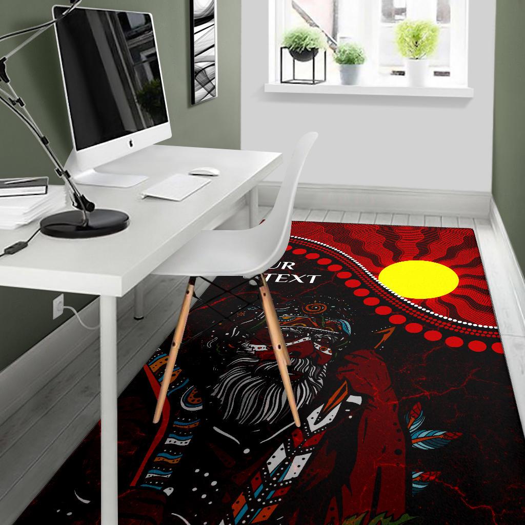 custom-aboriginal-area-rug-indigenous-people-and-sun