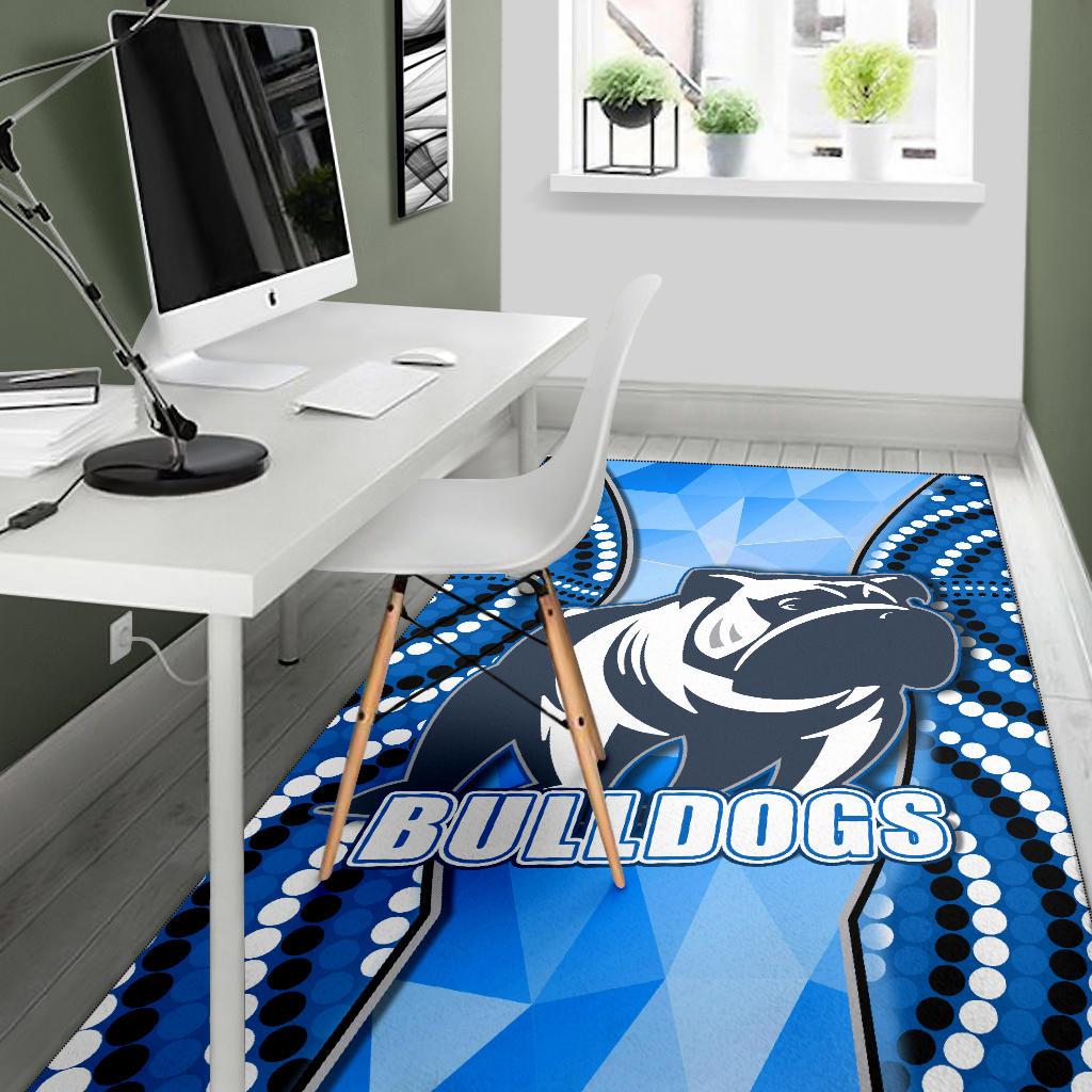 bulldogs-area-rug-indigenous-snappy