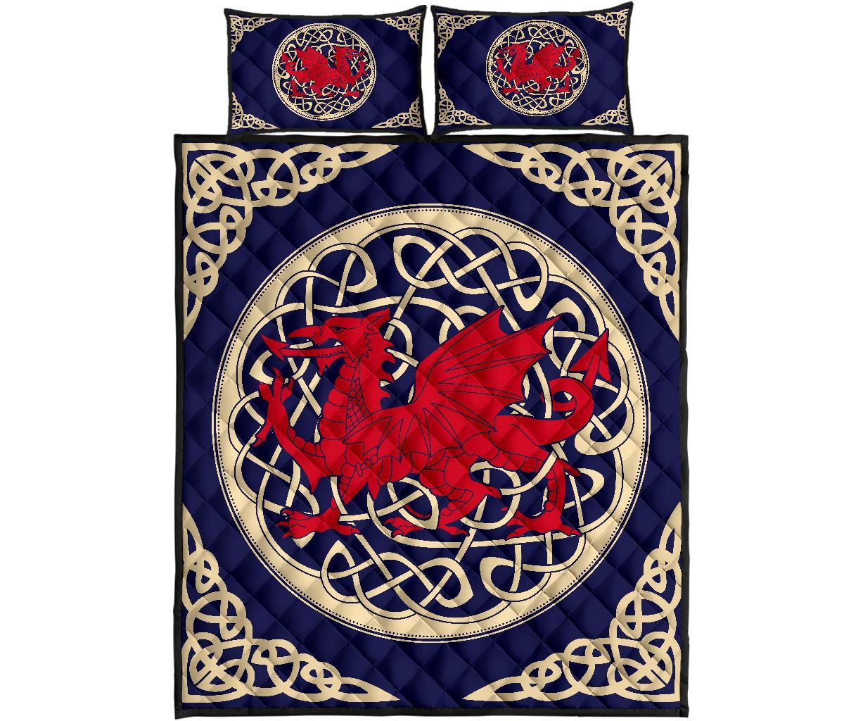 wales-quilt-bed-set-welsh-dragon-quilt-bed