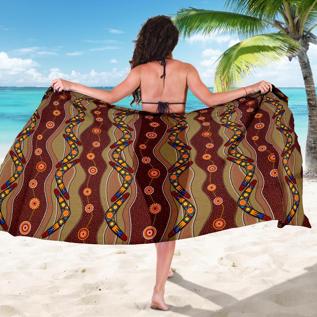 aboriginal-sarong-boomerang-dot-painting-circle-patterns