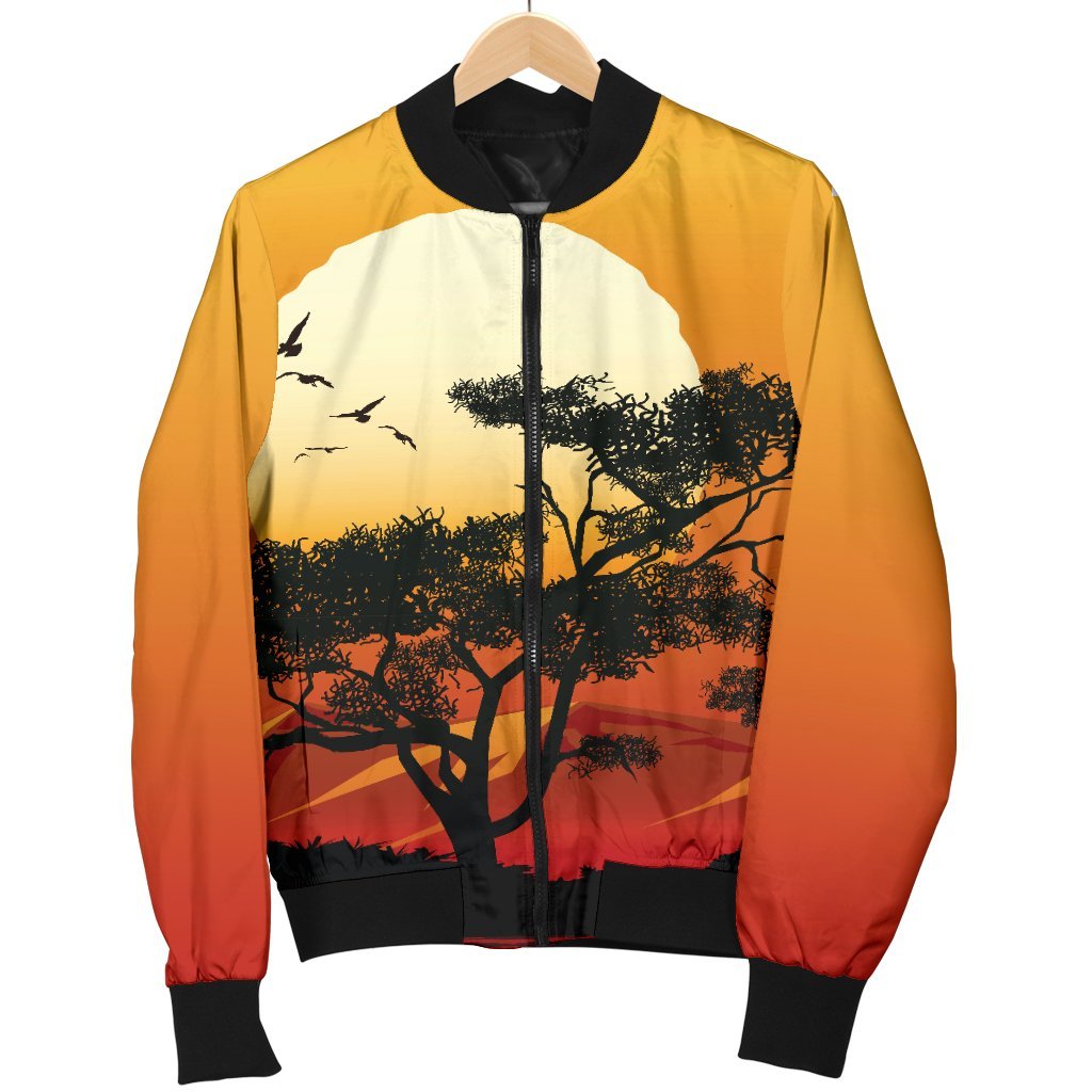 womens-bomber-jacket-sunset-and-tree-in-australia