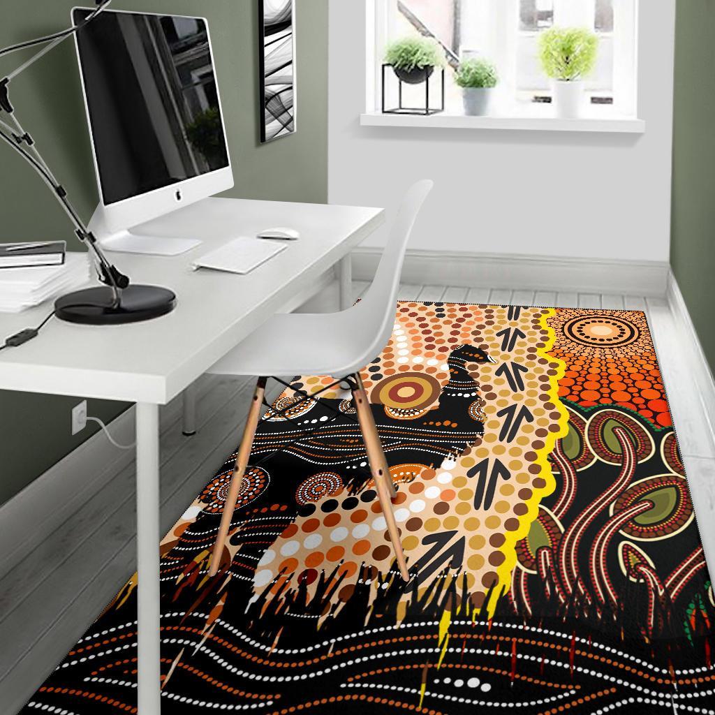 area-rug-australian-aboriginal-sun-and-emu