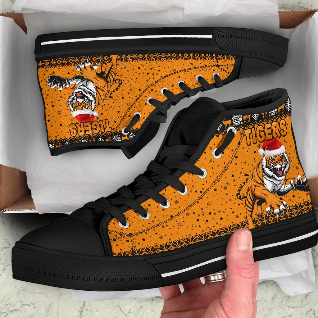 wests-christmas-high-top-shoe-tigers-unique-vibes-orange