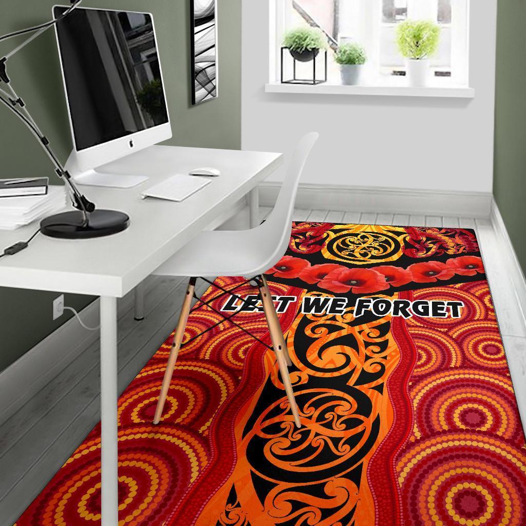 anzac-lest-we-forget-poppy-area-rug-new-zealand-maori-silver-fern-australia-aboriginal