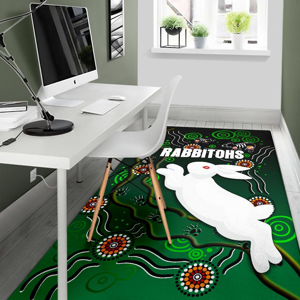 rabbitohs-area-rug-simple-indigenous