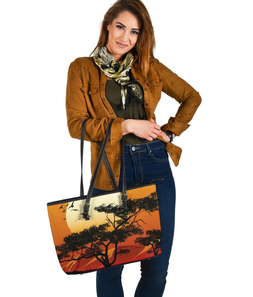 large-leather-tote-bag-sunset-and-tree-in-australia