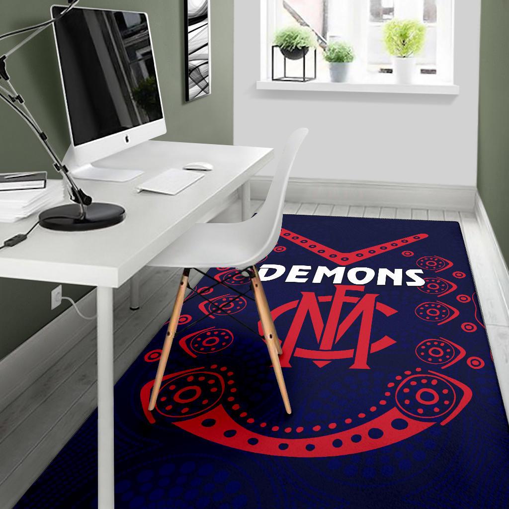 melbourne-demons-indigenous-area-rug-football