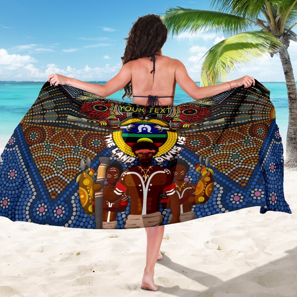 custom-text-the-land-owns-us-sarong