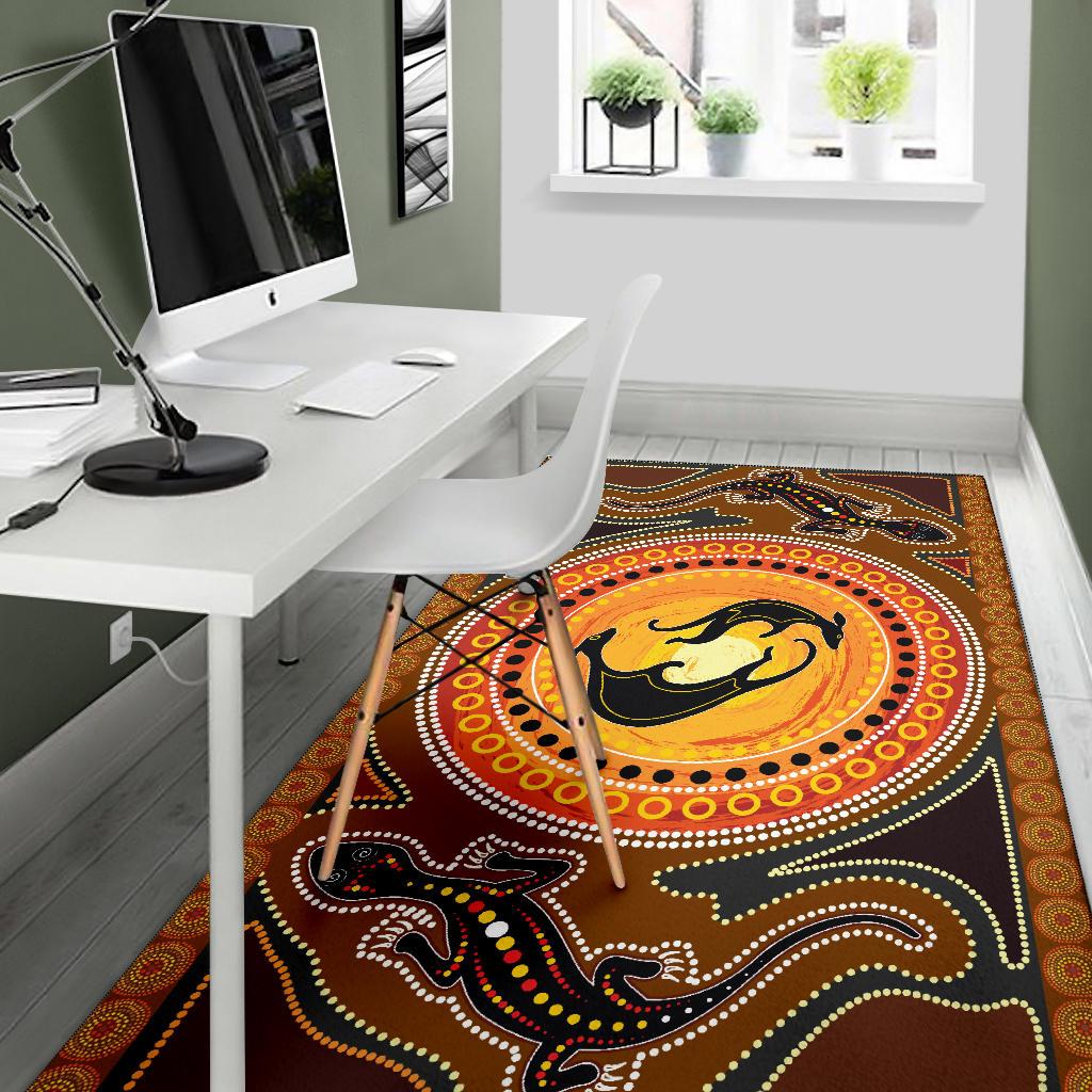 aboriginal-area-rug-lizard-kangaroo-dot-patterns