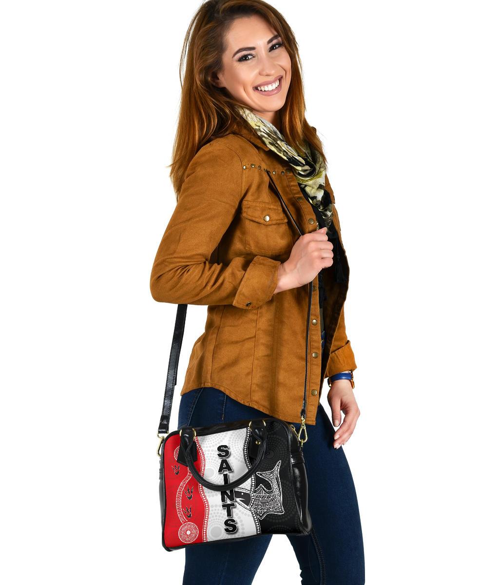 ST Kilda Zip-Shoulder Handbag Aboriginal - Vibe Hoodie