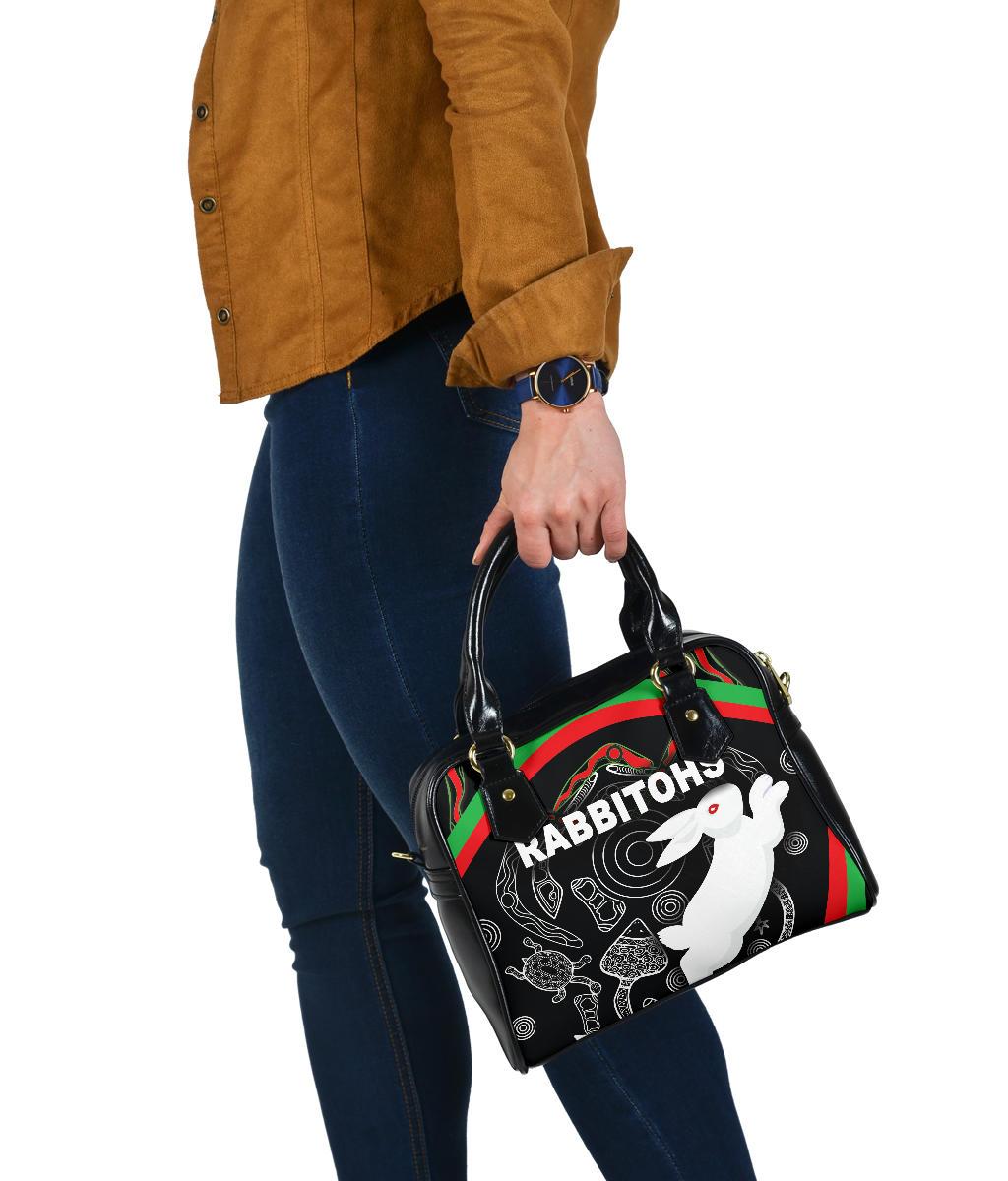 Rabbitohs Shoulder Handbag Indigenous Mystery Vibes - Vibe Hoodie