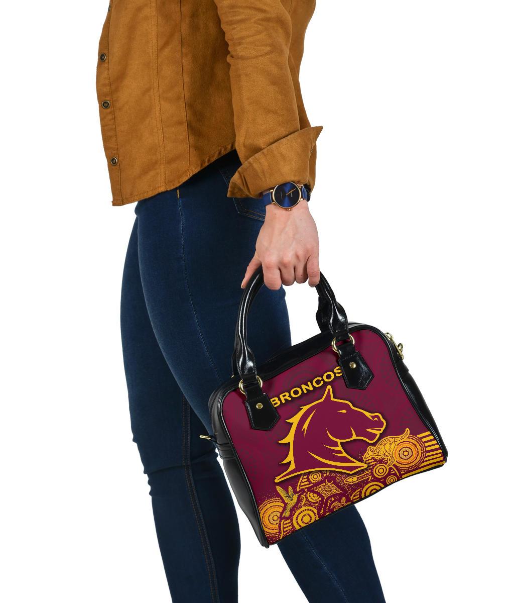 Brisbane Shoulder Handbag Broncos Indigenous - Vibe Hoodie