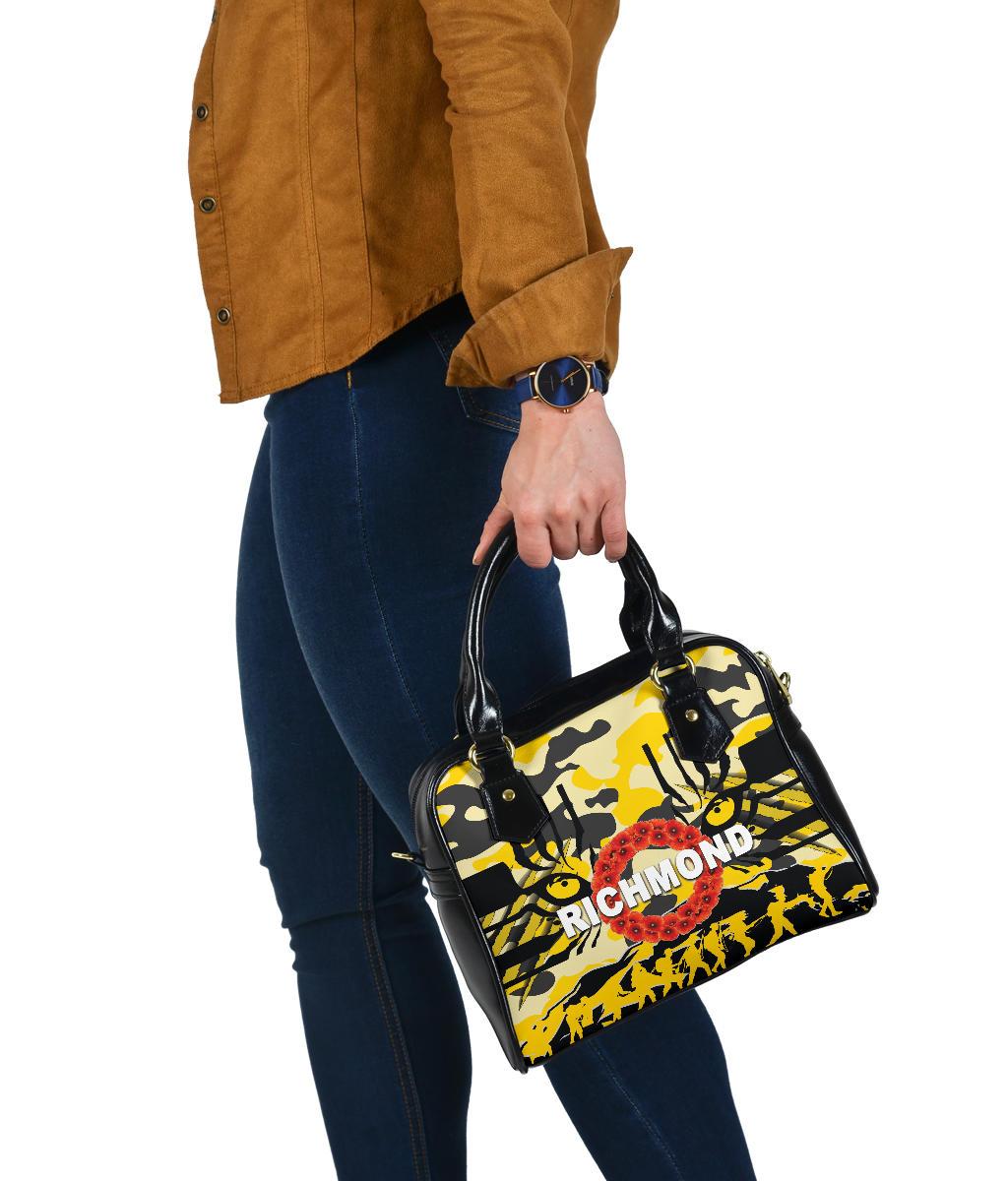 Richmond Tigers  Shoulder Handbag Anzac Day Country Style - Vibe Hoodie