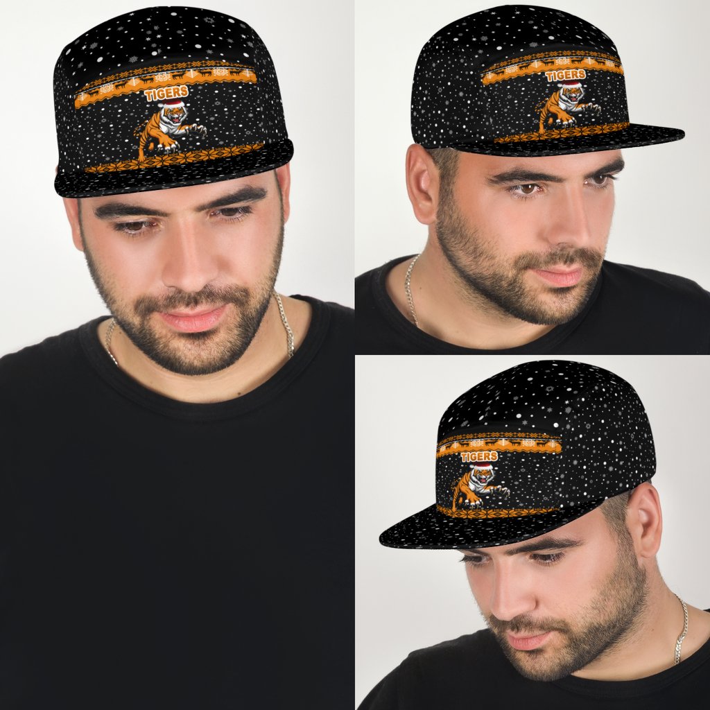 wests-christmas-5-panel-hat-tigers-unique-vibes-black