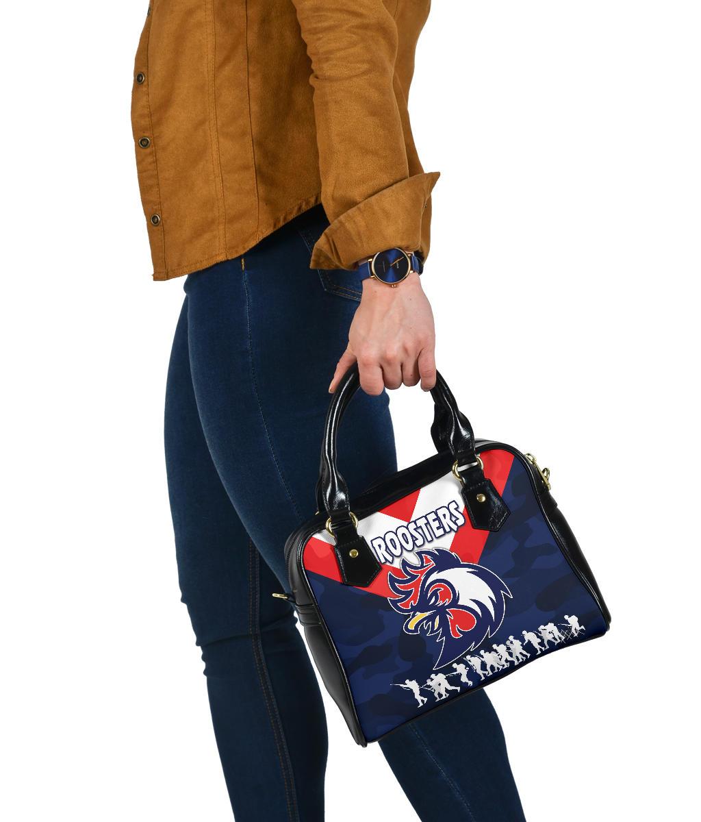 Sydney Shoulder Handbag Roosters Anzac Style - Vibe Hoodie