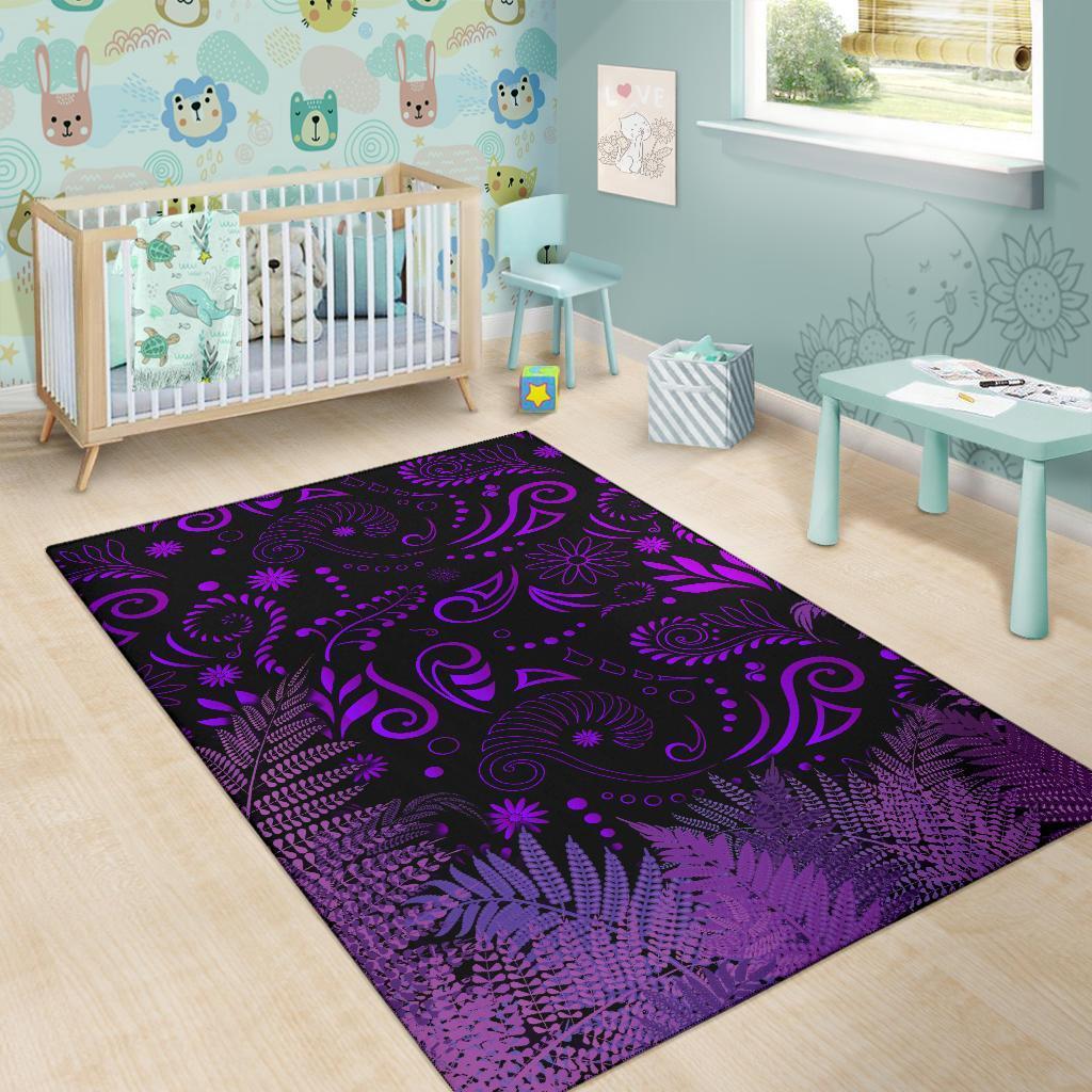 new-zealand-area-rug-silver-fern-aotearoa-vibes-purple