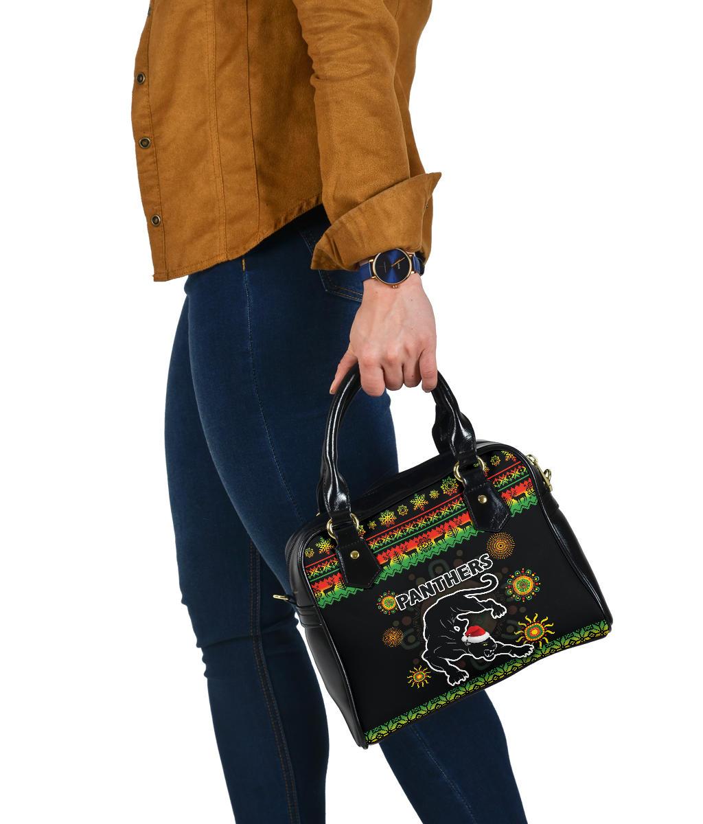 Penrith Panthers Christmas Shoulder Handbag Indigenous - Vibe Hoodie