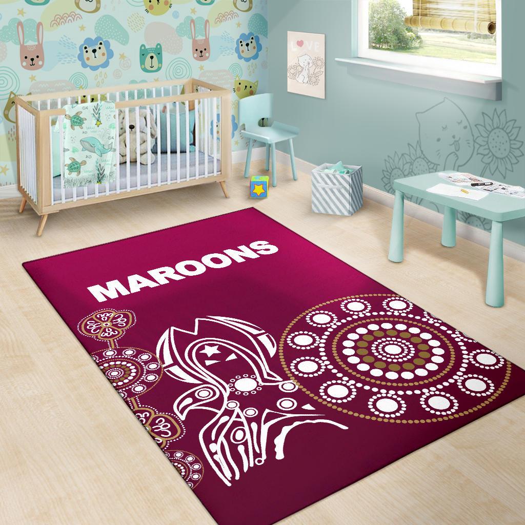 queensland-area-rug-maroons-simple-indigenous