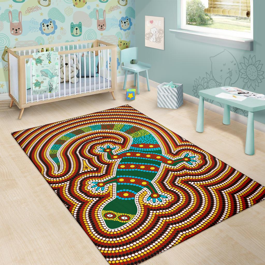 aboriginal-area-rug-lizard-dot-painting-patterns