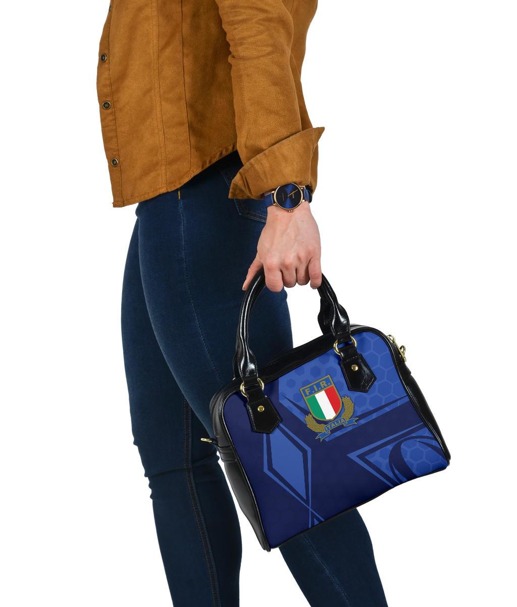 Italy Rugby Shoulder Handbag Gli Azzurri Vibes - Vibe Hoodie