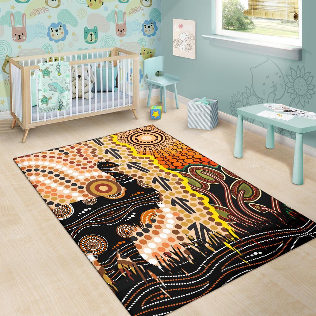 area-rug-australian-aboriginal-sun-and-emu