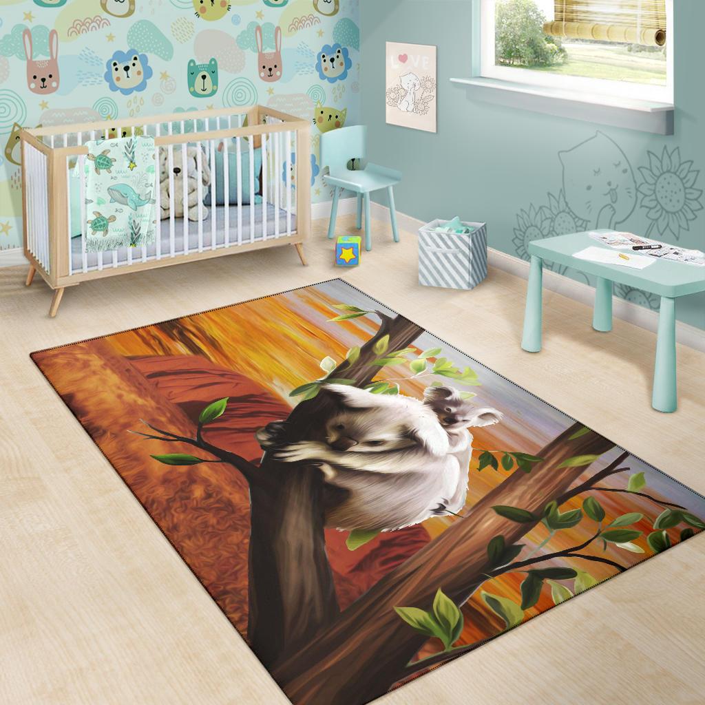 area-rug-koala-rug-uluru-sunset-landscape-art