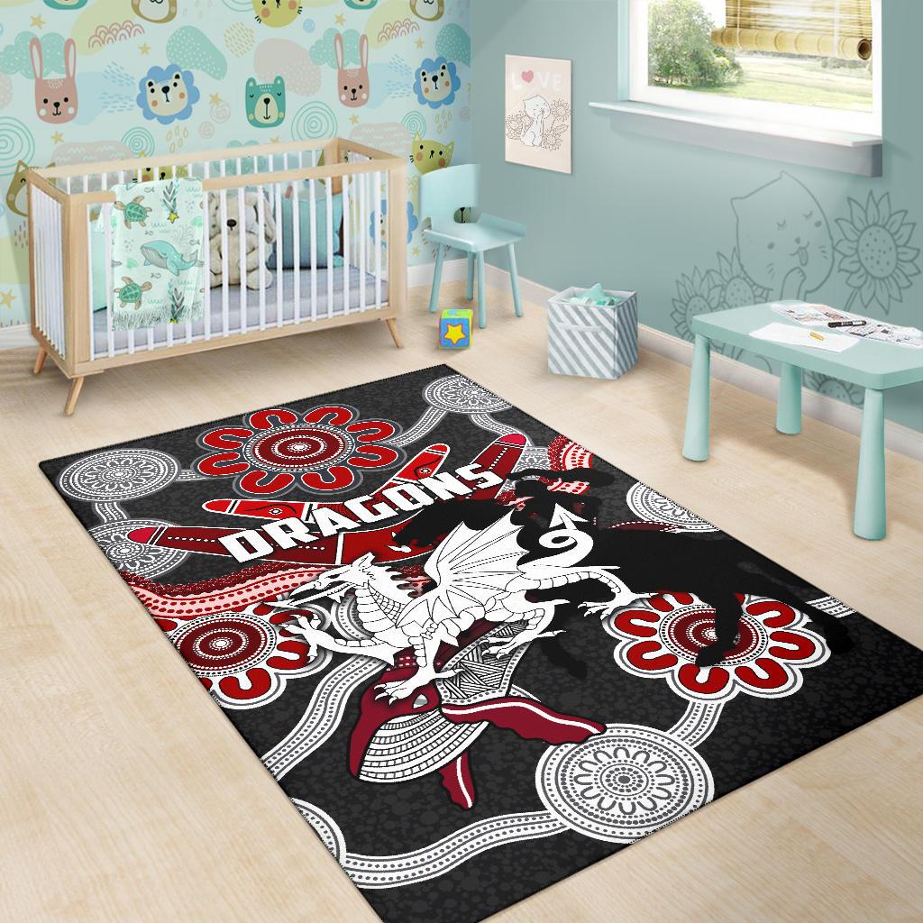 dragons-area-rug-st-george-indigenous-black