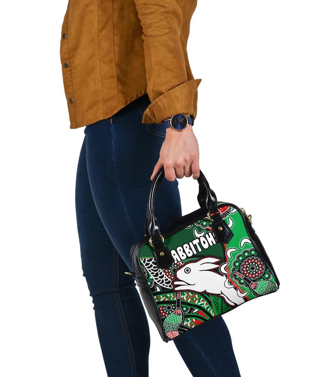 Rabbitohs Shoulder Handbag Indigenous Survival World - Vibe Hoodie