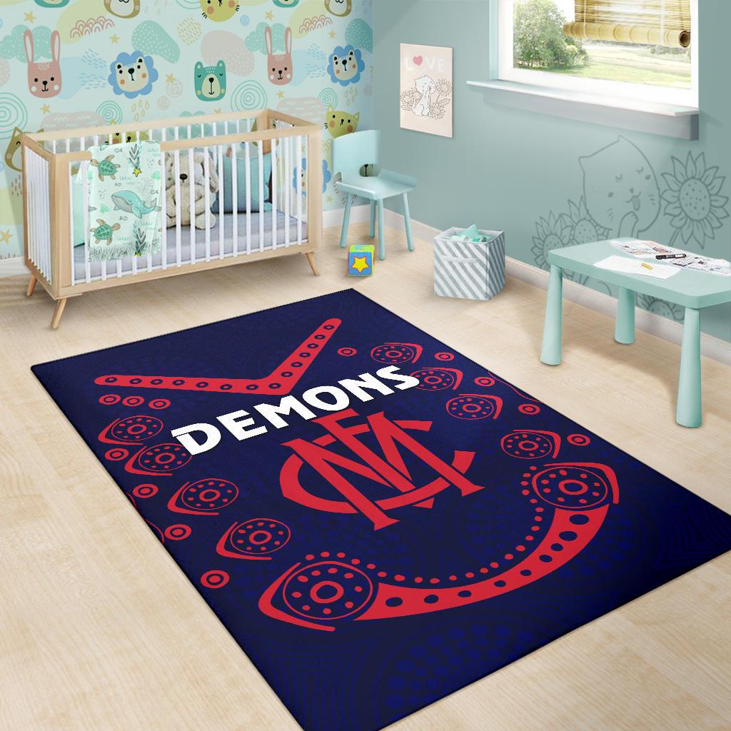 melbourne-demons-indigenous-area-rug-football