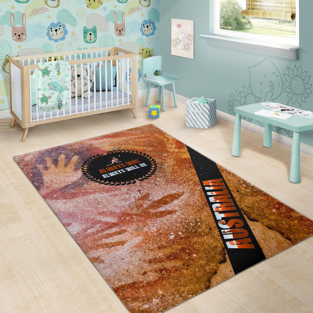 area-rug-handprint-with-kangaroo-logo