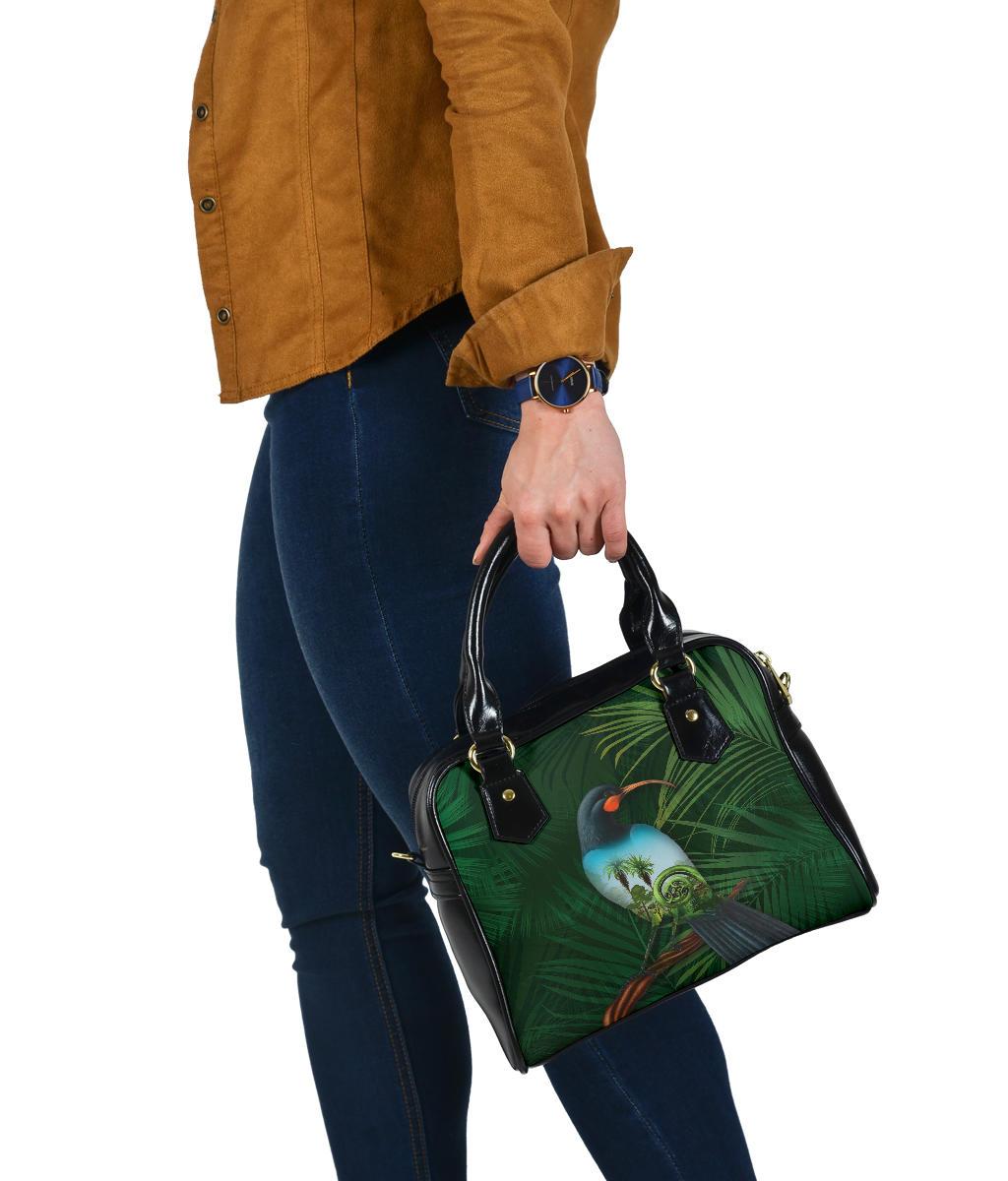 Huia Bird New Zealand Shoulder Handbag - Vibe Hoodie