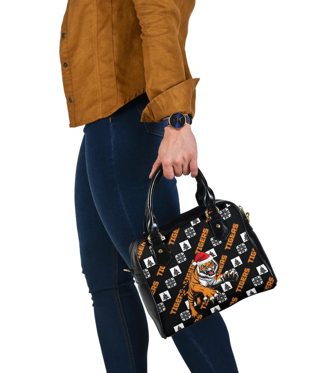 Wests Christmas Shoulder Handbag Tigers Fancy - Vibe Hoodie