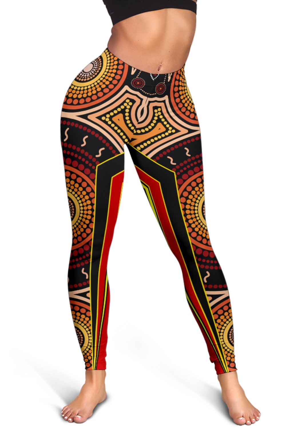 womens-leggings-aboriginal-with-dot-painting-art